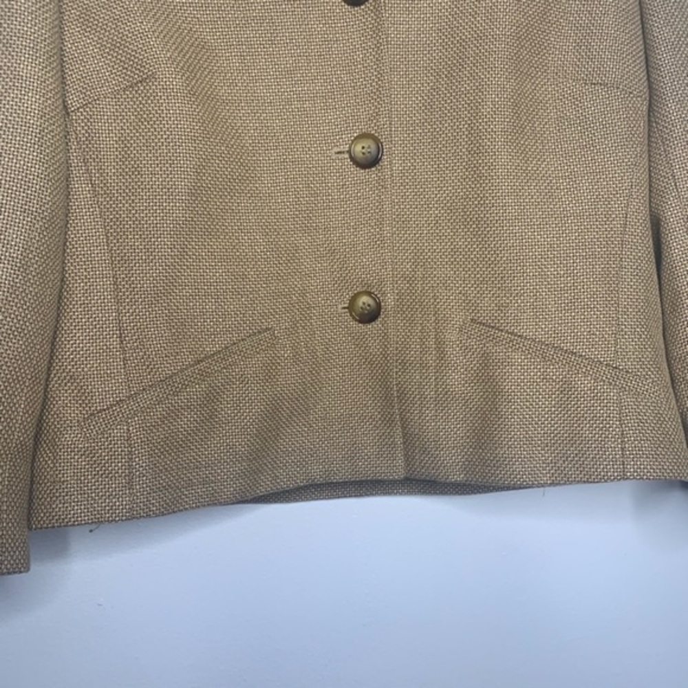 Anne Klein Lined Button Down Blazer Medium - image 3